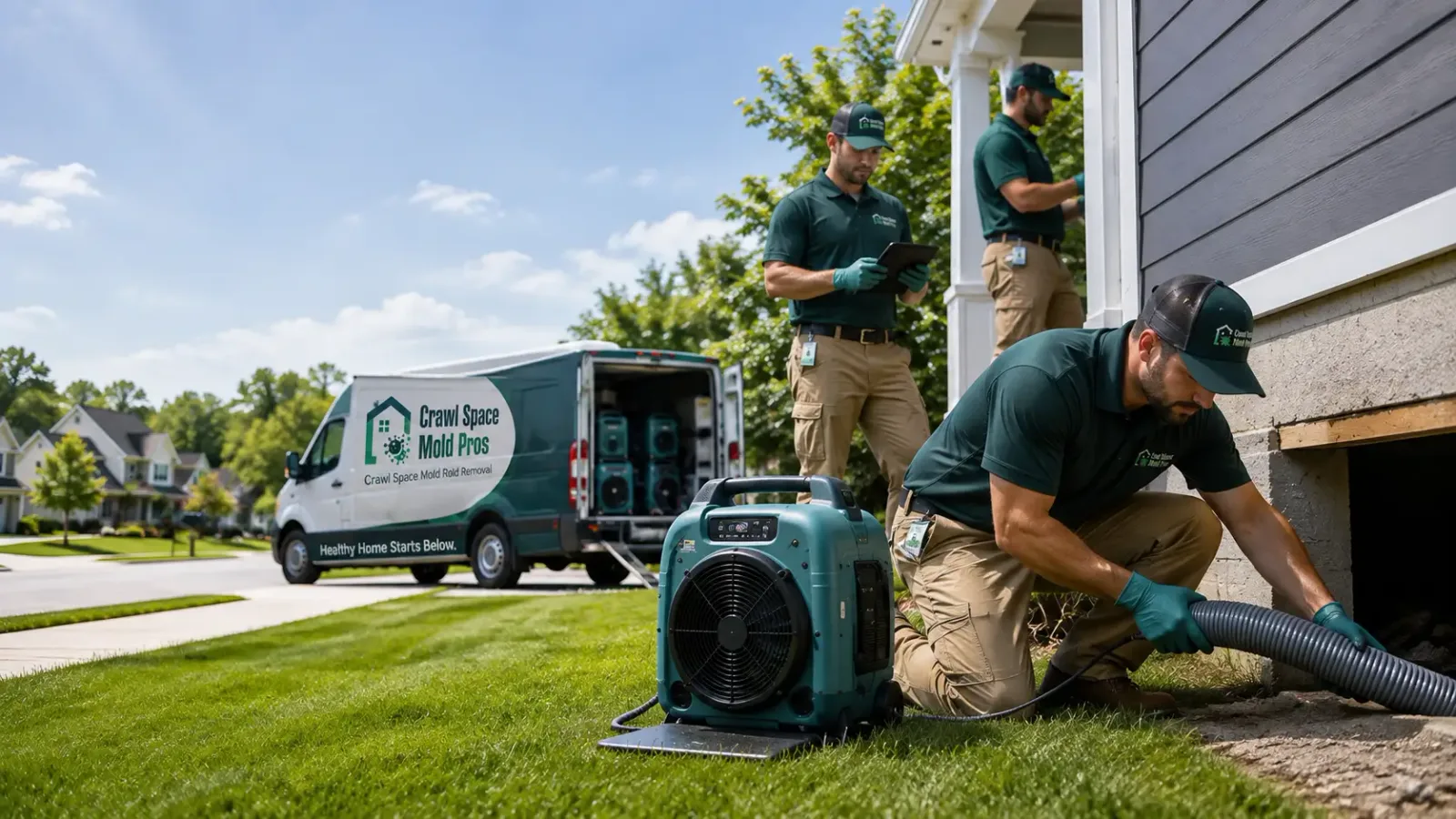 Crawl Space Mold Removal in Burnt Prairie, IL